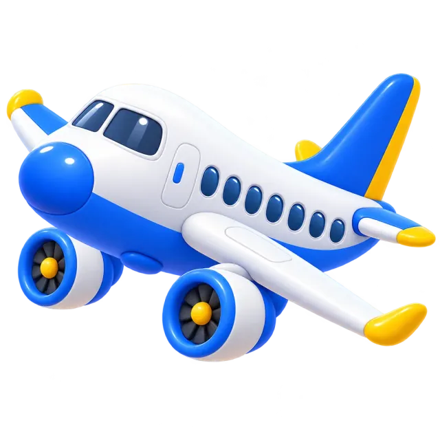 ภาพประกอบคำว่า airplane (เครื่องบิน)