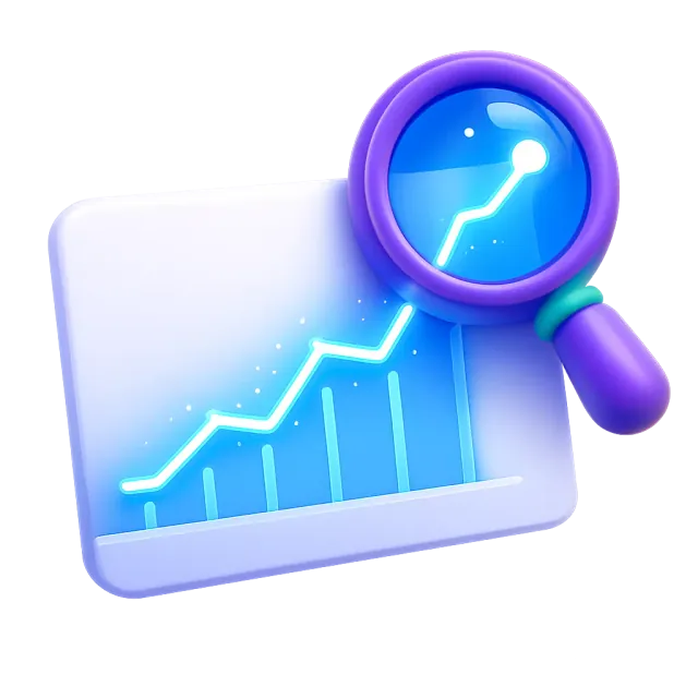 ภาพประกอบคำว่า analytics (การวิเคราะห์ข้อมูล / สถิติการใช้งาน)