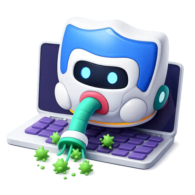 ภาพประกอบคำว่า antivirus (โปรแกรมป้องกันไวรัส)