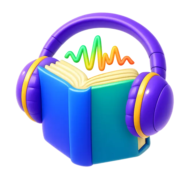 ภาพประกอบคำว่า audiobook (หนังสือเสียง)