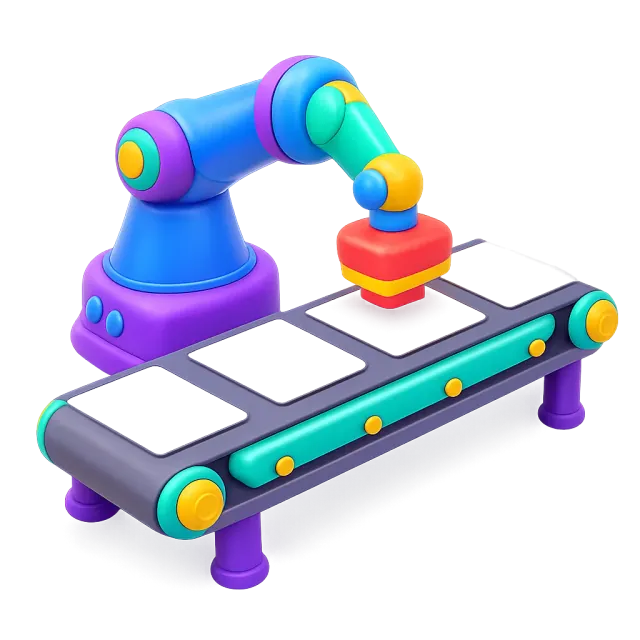 ภาพประกอบคำว่า automation (ระบบอัตโนมัติ)