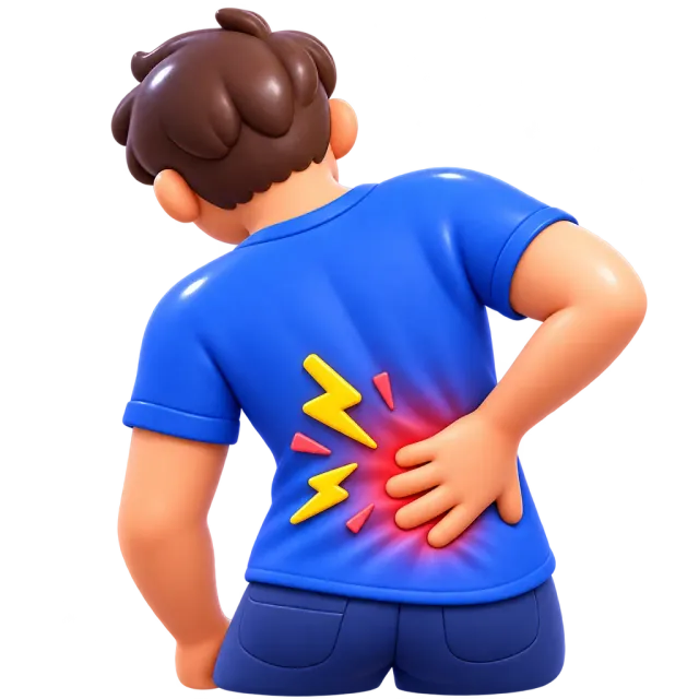 ภาพประกอบคำว่า back (หลัง (ร่างกาย))