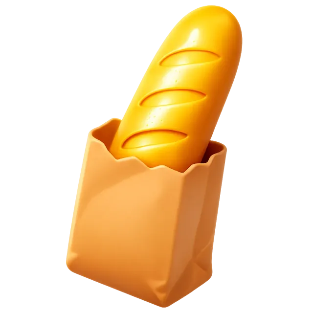 ภาพประกอบคำว่า baguette (ขนมปังฝรั่งเศส (บาแก็ต))