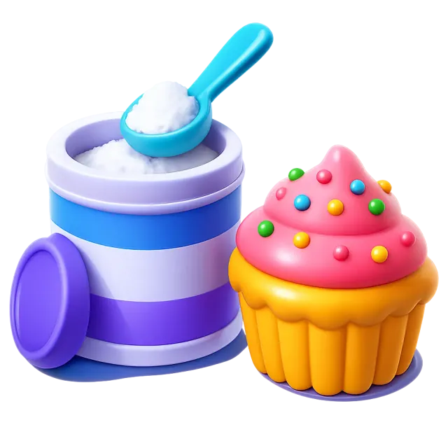 ภาพประกอบคำว่า baking powder (ผงฟู)