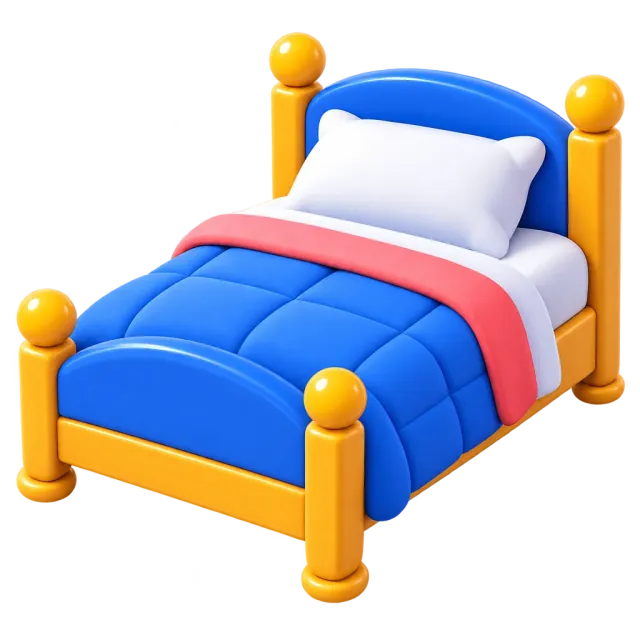 ภาพประกอบคำว่า bed (เตียง)