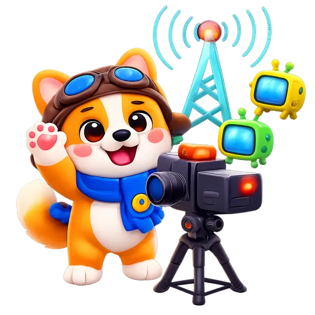 ภาพประกอบคำว่า broadcast (ออกอากาศ / แพร่ภาพ)