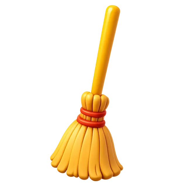 ภาพประกอบคำว่า broom (ไม้กวาด)