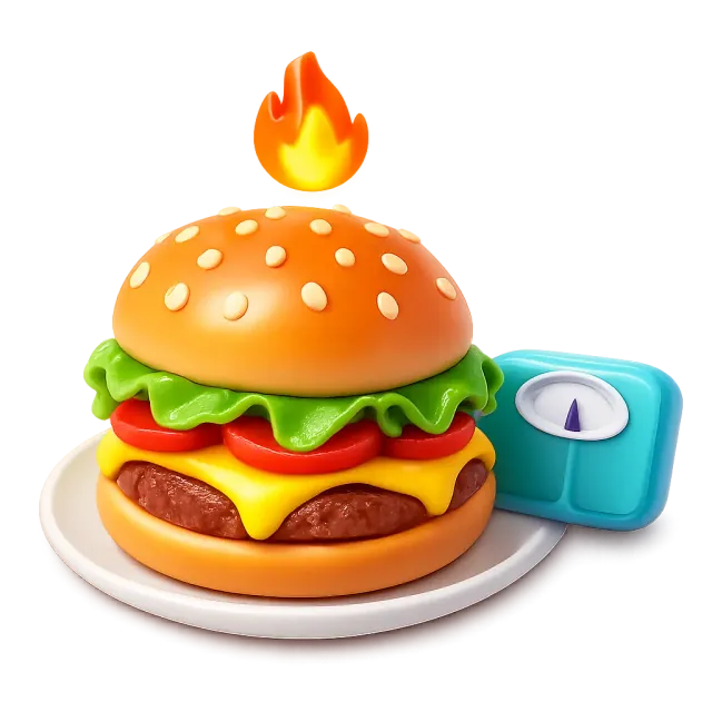 ภาพประกอบคำว่า calorie (แคลอรี)