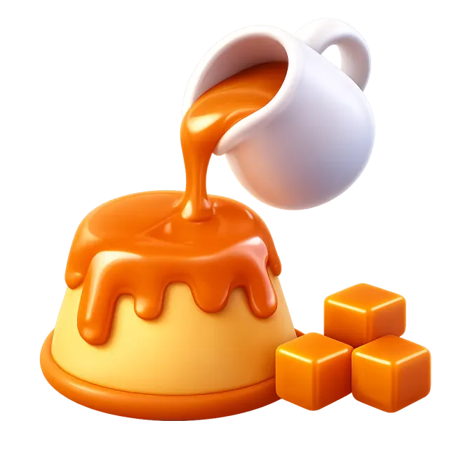 ภาพประกอบคำว่า caramel (คาราเมล)