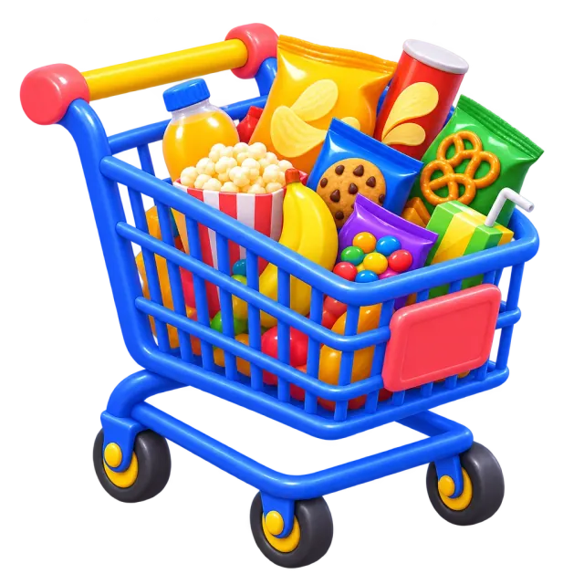 ภาพประกอบคำว่า cart (รถเข็น (ซื้อของ))
