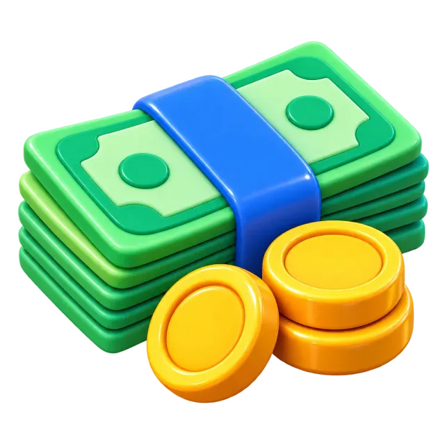 ภาพประกอบคำว่า cash (เงินสด)