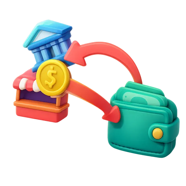 ภาพประกอบคำว่า chargeback (การเรียกเงินคืนผ่านธนาคารเจ้าของบัตร)