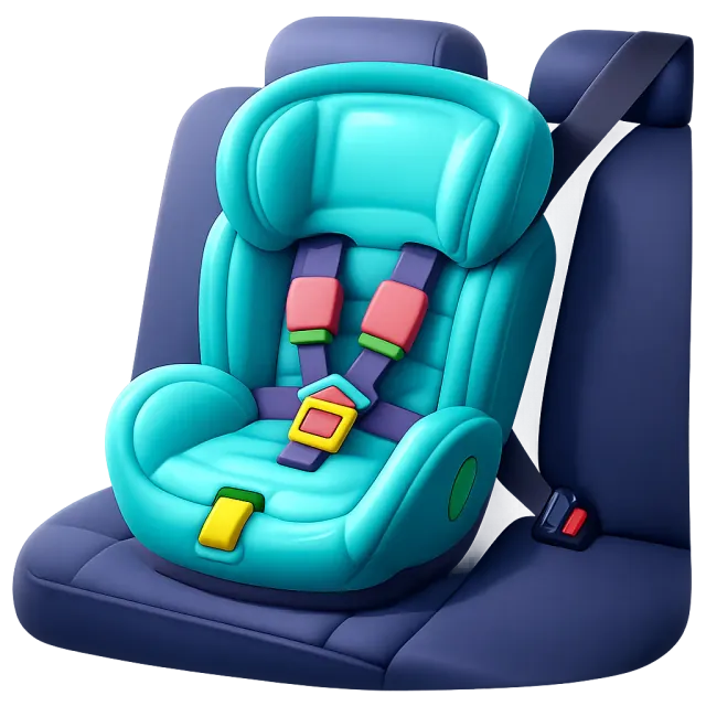 ภาพประกอบคำว่า child seat (คาร์ซีทเด็ก)