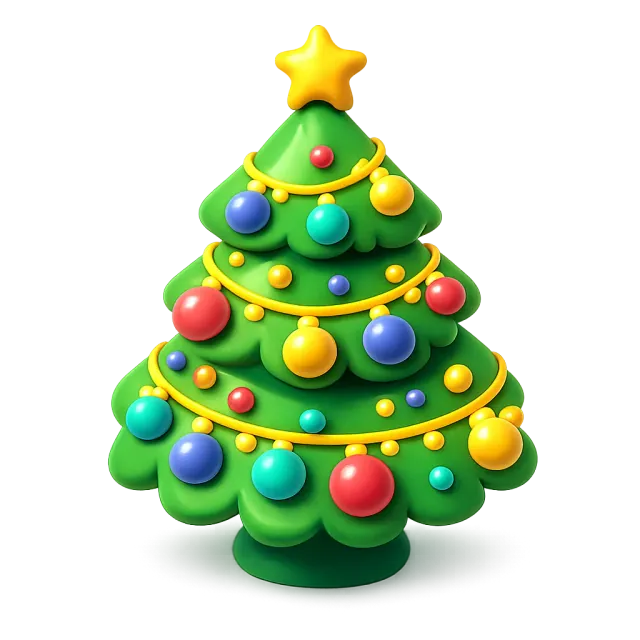 ภาพประกอบคำว่า Christmas tree (ต้นคริสต์มาส)