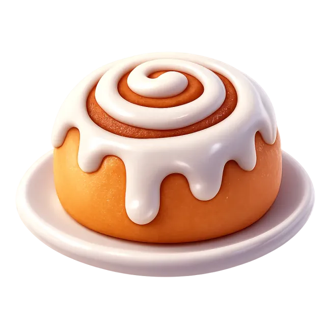 ภาพประกอบคำว่า cinnamon roll (ซินนามอนโรล)