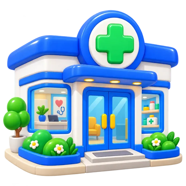 ภาพประกอบคำว่า clinic (คลินิก)