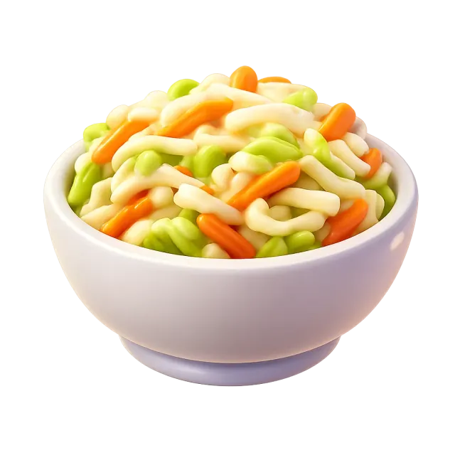 ภาพประกอบคำว่า coleslaw (สลัดกะหล่ำปลี)