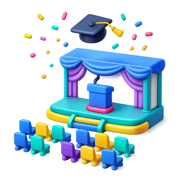 ภาพประกอบคำว่า commencement (พิธีรับปริญญา (อเมริกา))
