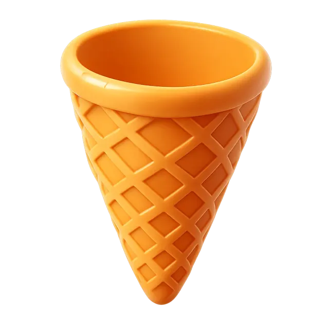 ภาพประกอบคำว่า cone (โคน (กรวยไอศกรีม))