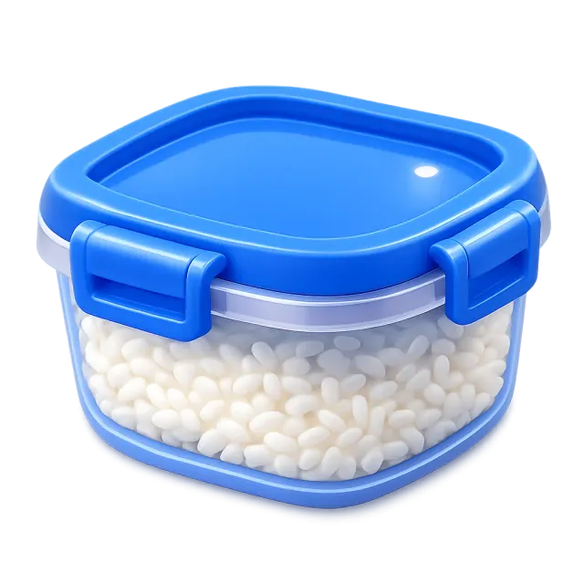 ภาพประกอบคำว่า container (กล่องใส่ของ / ภาชนะมีฝา)