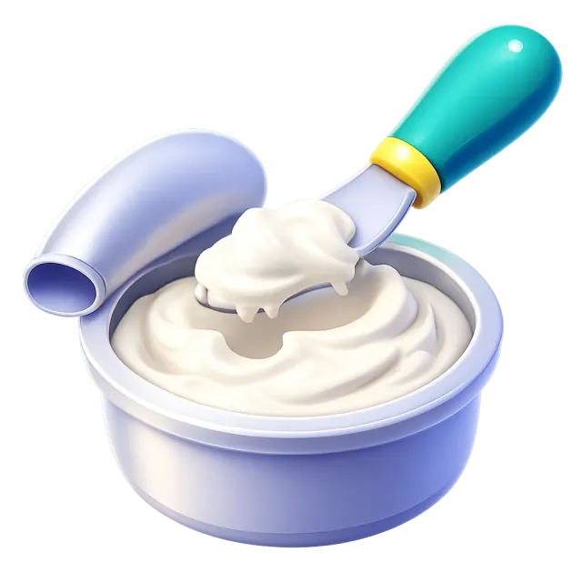 ภาพประกอบคำว่า cream cheese (ครีมชีส)