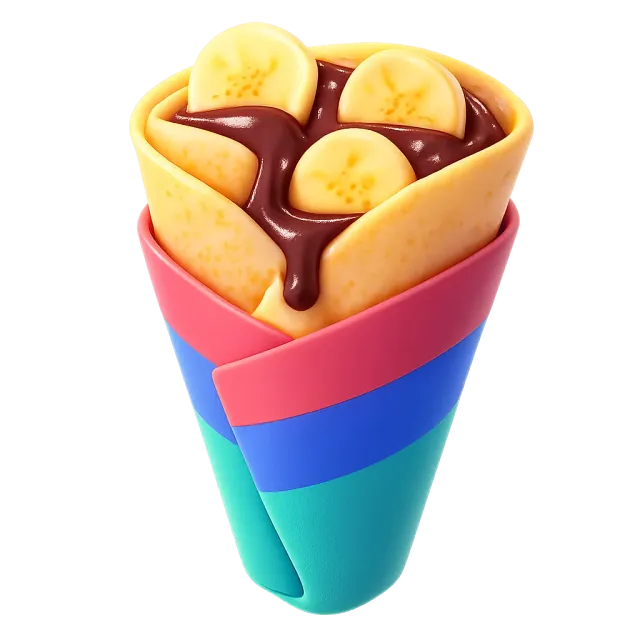 ภาพประกอบคำว่า crepe (เครป)
