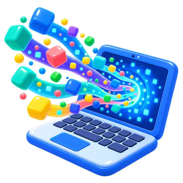 ภาพประกอบคำว่า data (ข้อมูล)