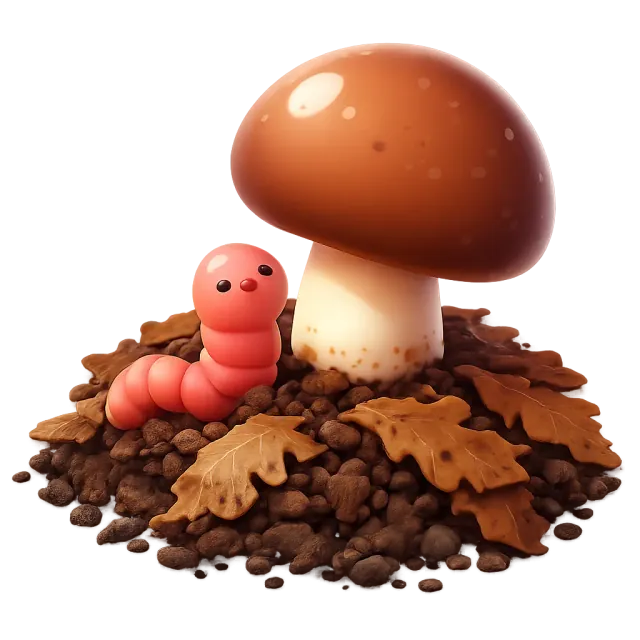 ภาพประกอบคำว่า decomposer (ผู้ย่อยสลาย)