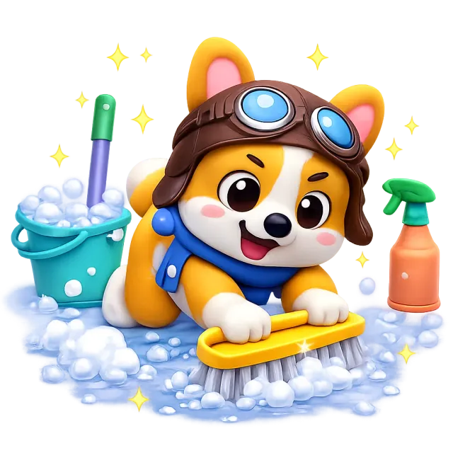 ภาพประกอบคำว่า deep clean (ทำความสะอาดครั้งใหญ่)
