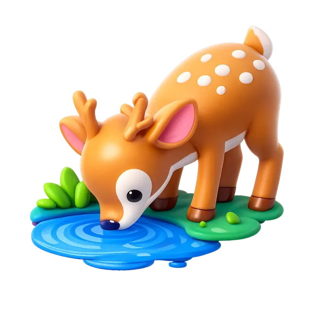 ภาพประกอบคำว่า deer (กวาง)