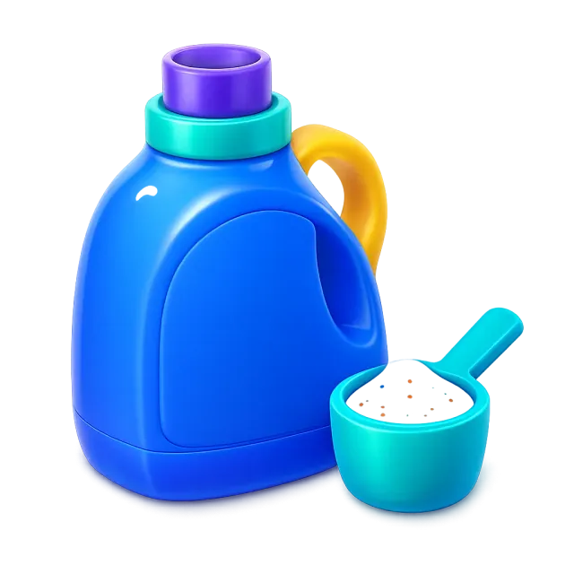 ภาพประกอบคำว่า detergent (ผงซักฟอก / น้ำยาซักผ้า)