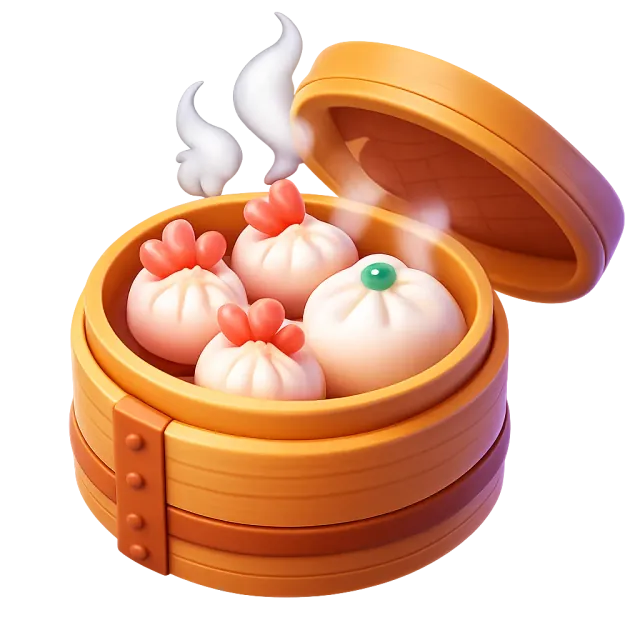 ภาพประกอบคำว่า dim sum (ติ่มซำ)