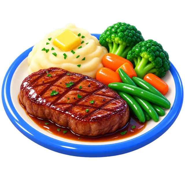 ภาพประกอบคำว่า dinner (อาหารเย็น / มื้อเย็น)