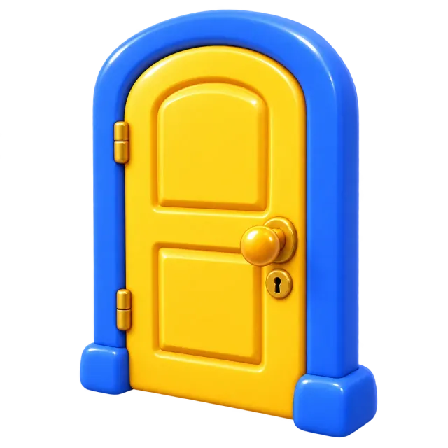ภาพประกอบคำว่า door (ประตู)