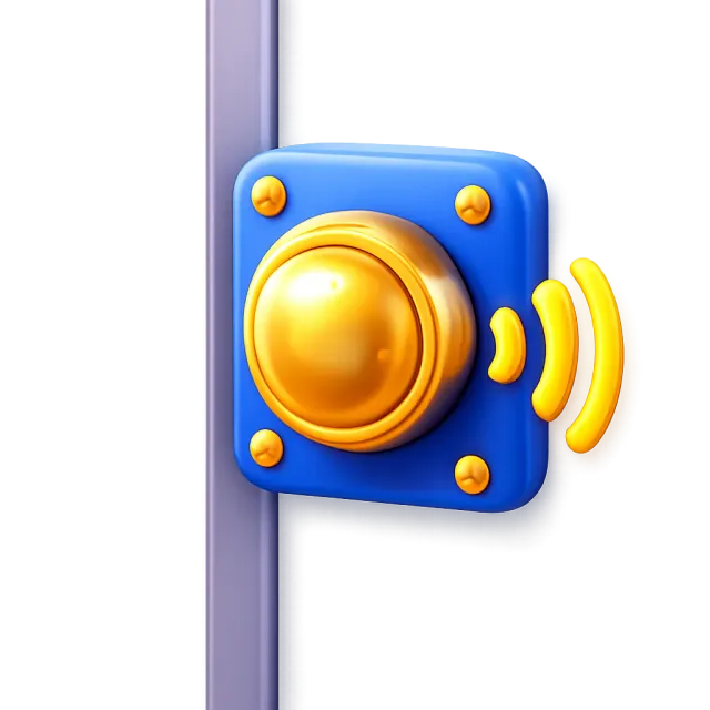 ภาพประกอบคำว่า doorbell (กริ่งประตู)