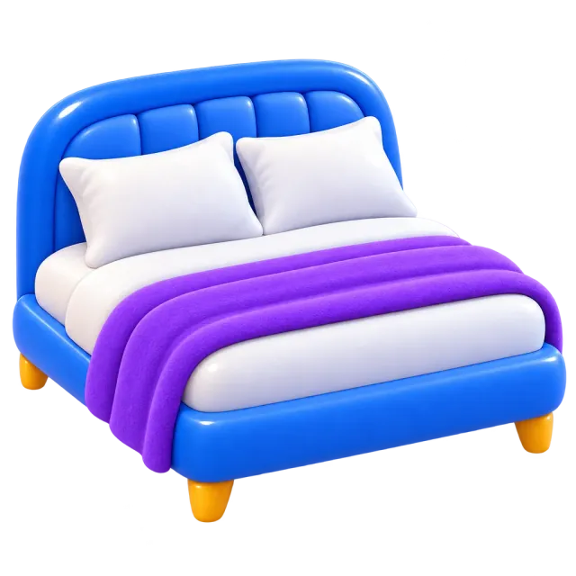 ภาพประกอบคำว่า double room (ห้องเตียงคู่ (เตียงใหญ่ 1 เตียง))
