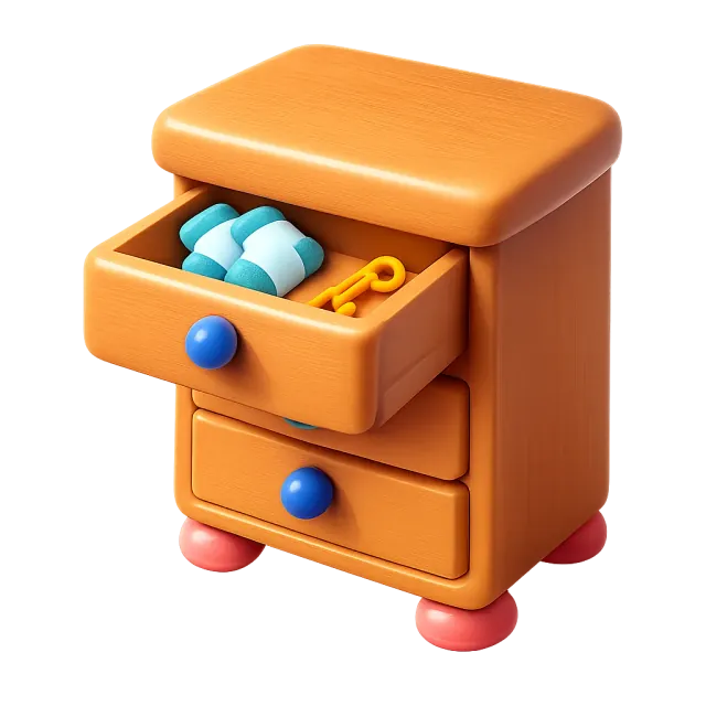 ภาพประกอบคำว่า drawer (ลิ้นชัก)