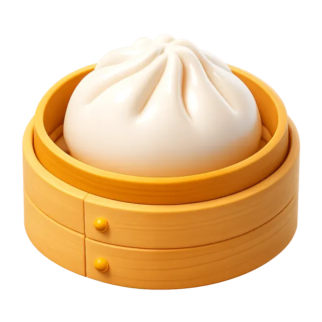 ภาพประกอบคำว่า dumpling (เกี๊ยว / ซาลาเปาไส้)