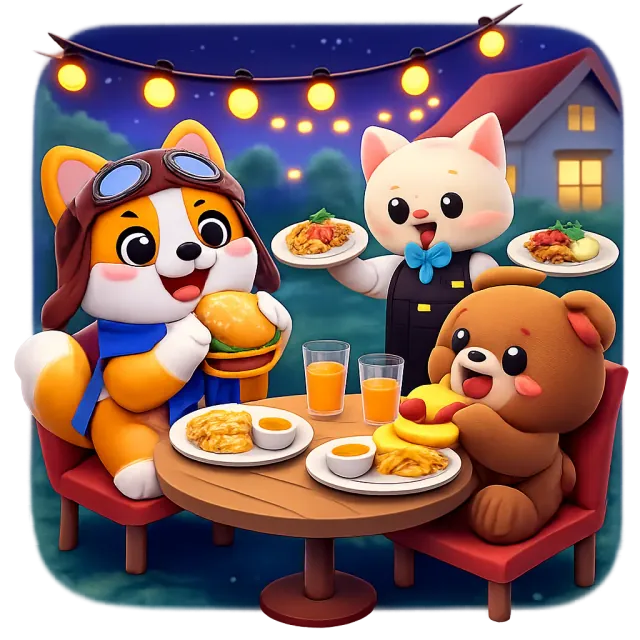 ภาพประกอบคำว่า eat out (กินข้าวนอกบ้าน)