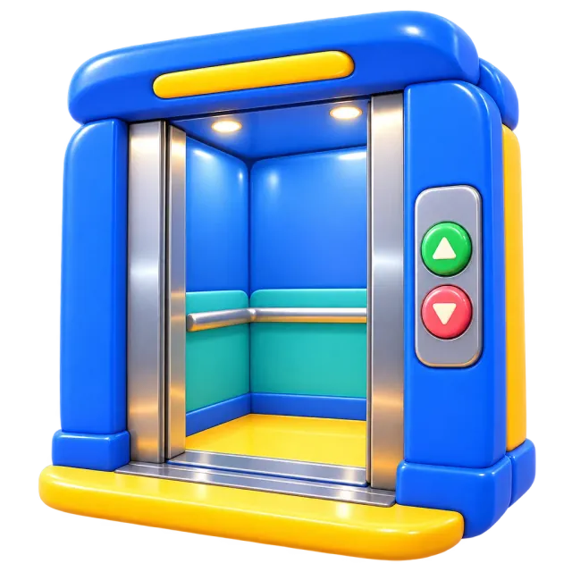 ภาพประกอบคำว่า elevator (ลิฟต์)