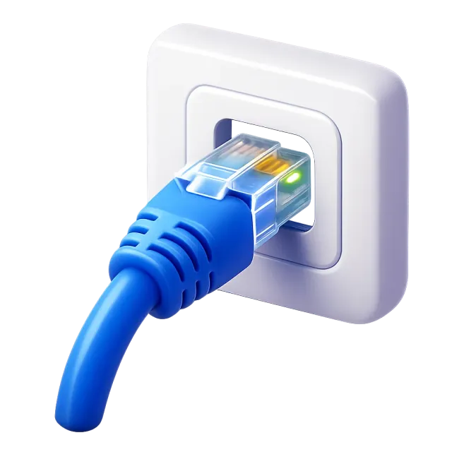 ภาพประกอบคำว่า Ethernet (อีเทอร์เน็ต / เน็ตแบบสาย LAN)