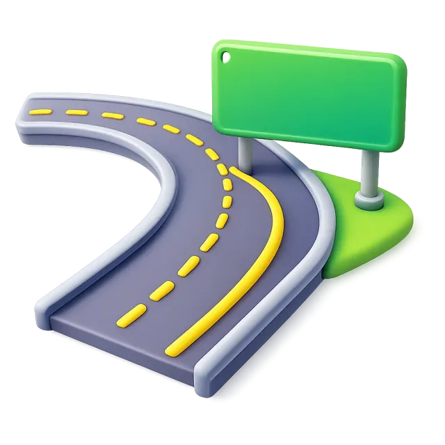 ภาพประกอบคำว่า exit ramp (ทางลงจากทางด่วน)