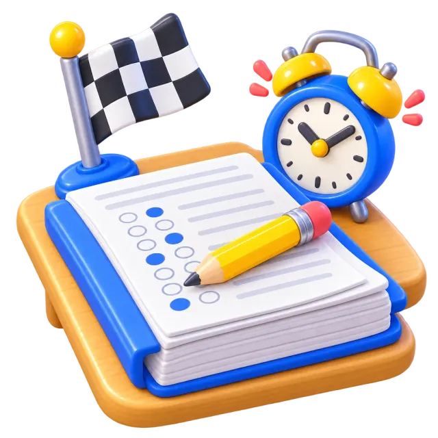 ภาพประกอบคำว่า final exam (สอบปลายภาค)