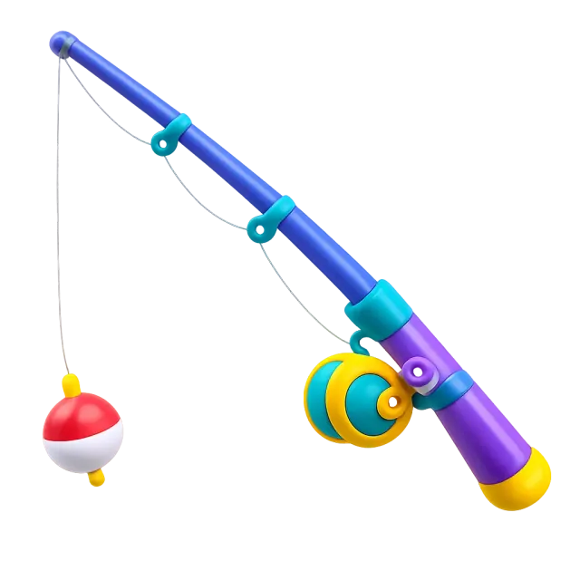 ภาพประกอบคำว่า fishing rod (คันเบ็ด)