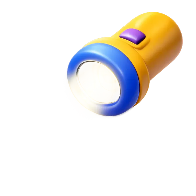 ภาพประกอบคำว่า flashlight (ไฟฉาย)