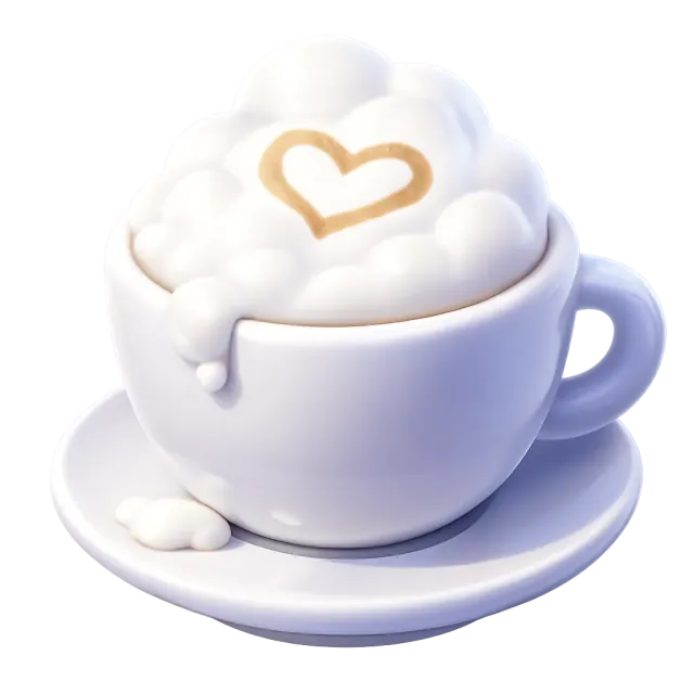 ภาพประกอบคำว่า foam (ฟองนม)