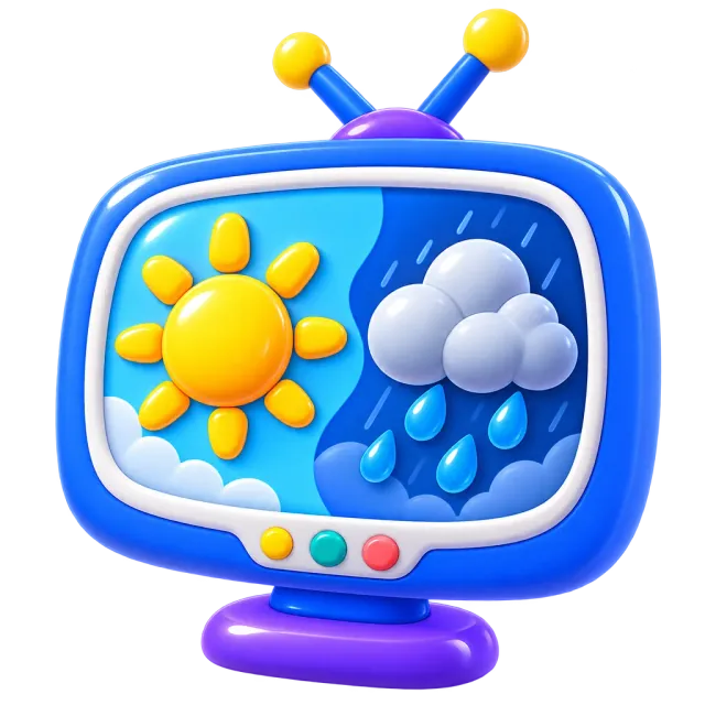 ภาพประกอบคำว่า forecast (พยากรณ์อากาศ)