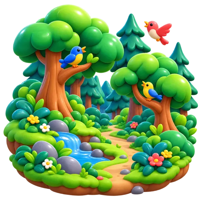 ภาพประกอบคำว่า forest (ป่า)