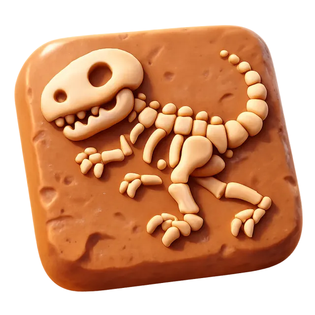 ภาพประกอบคำว่า fossil (ฟอสซิล / ซากดึกดำบรรพ์)