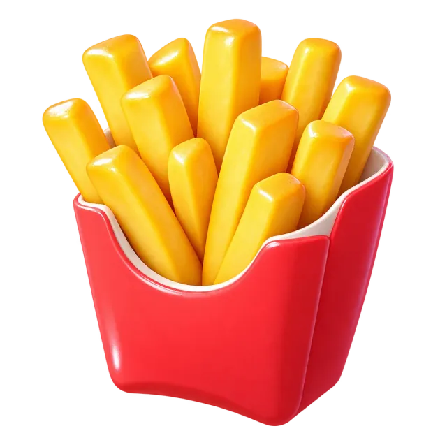 ภาพประกอบคำว่า french fries (เฟรนช์ฟรายส์ / มันฝรั่งทอด)